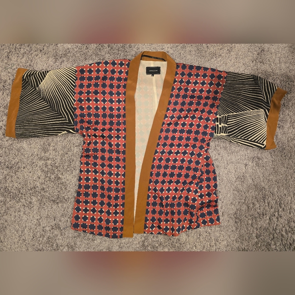 River Island Multi-Patterned Haori Cardigan Jacket - Size 8 - Great Condition